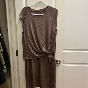Garnet Hill Twist-bodice knot dress
